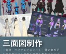 Vtuberデビューセット一括承ります キャラデザ・モデリングから素材作成まで。一部工程の依頼も可。 イメージ6