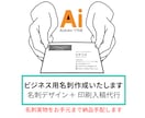 納品までお手伝い！デザイン～印刷入稿代行いたします 親切＆丁寧。１回限りのビジネス名刺を格安で作成！ イメージ1