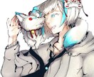 貴方にあった！イラスト・アイコンなど描きます Twitter、YouTube、他SNSなど使用可能です！ イメージ4