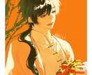最速2日納品！ハンサムな男の子イラスト描きます 立ち絵、一枚絵、ハンサムな男の子とかわいい女の子のイラスト イメージ7