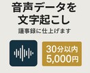会議やセミナーの文字起こし・議事録作成します 総務経験＋音声処理スキルで正確・丁寧に仕上げます イメージ1