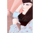 お写真を元に♫そっくりなプロフィール画像描きます □目を引くプロフィール画像誠心誠意お描きします！ イメージ3