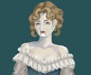 儚げで美しいアイコンイラスト描きます ✤独特な油絵タッチイラストで、貴方の世界観を表現✤ イメージ1