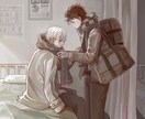 商用可能・同人誌可能です！イラスト作成いたします 萌え絵とは違う大人びた絵柄でお届け♬ イメージ3