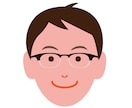 フラットでクリーンな似顔絵アイコンを制作します プロのイラストレーターが、最短即日で納品いたします♪ イメージ1