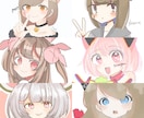 SNSアイコン！世界に一つのアイコンお描き致します SNSなどで使用していただけるイラスト描きます イメージ3
