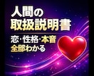 8000じ★取扱説明書★お伝えします ★★★好きな人も自分のこともわかる★★★★ イメージ1
