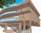 手書きパース描きます シャープなタッチの建築パースです。 イメージ1