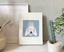 ウェルカムボード・結婚祝いにも喜ばれますます キャンバスプリント　正方形 W400×H400×D37mm イメージ6
