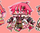 SDイラスト納品します グッズ制作等のお手伝いもできます イメージ7
