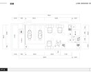 平面図&デザインスタイル参考提案書作成いたします 住宅、店舗、オフィスなどの平面図&スタイル参考提案書作成 イメージ4