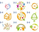 選ぶだけ！やさしく温かい♥ロゴマーク販売します 会社、病院、福祉施設などを始める時、イメージアップしたい時に イメージ4