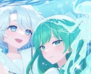 一枚絵制作します 商用利用込み/リテイク何度でも◎ イメージ1