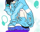 アイコンを作ります 病み系やダークなイラスト、2次創作、オリキャラ イメージ1