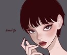 オシャレでかっこいいSNS映えするイラスト描きます 最短２日！安心丁寧にスピーディに出荷！アイコン/似顔絵など イメージ2
