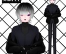 VTuber向けのモデルを作成します ミステリアスな雰囲気を求めるVTuberさん必見！ イメージ3