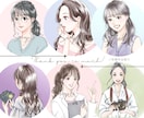 商用利用可☆ふんわり大人なおしゃれアイコン描きます 信頼をまとう上品デザイン。SNSや挿絵でビジネスを彩る１枚に イメージ6