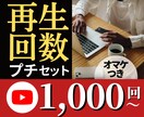 手軽にサクッと再生回数を増やせるプチを販売します 増やしたい時に気軽に増やせる！プチだけどオマケ付きでお買い得 イメージ1