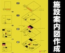 初めての方でも迷わない館内図・フロアマップ作ります 商業施設・病院・オフィス向け／分かりやすい＆プロ品質設計 イメージ1