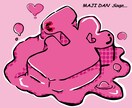 お部屋に飾るイラストを描きます リモート会議で好きをアピール!グラフィックイラストをお部屋に イメージ1