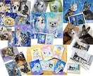 ペットの似顔絵、背景込みで絵本風に手描きします 飾り易いA5サイズ一点物です。プレゼントや虹組さんの思い出に イメージ6