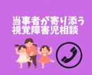 視覚障害のお子さんの悩み　当事者が寄り添います 生まれつき弱視、国公立大卒の当事者がお悩みに寄り添います！ イメージ1