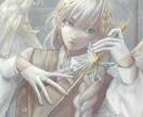 厚塗りで耽美なイラストを制作いたします アイコン、ヘッダー、MV用、鑑賞用等、華やかさを提供します イメージ6