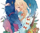 アイコン、一枚絵、背景等、イラスト制作承ります 用途に合わせ親身にヒアリングし理想に近づけます イメージ1