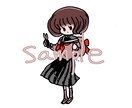 女の子のミニキャラアイコンを作成します あなたのアイコンをひと目見てかわいいと思う絵柄に！ イメージ7