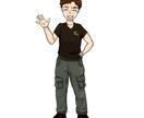 職業・趣味をミックスした立ち絵・アイコン作成します ブログやSNS・動画のアイコンをあなた好みに！ イメージ3