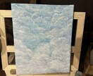 絵の好きな方へ選びます 終わりのない空に広がる白い雲の波。 イメージ1