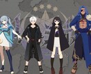 ご要望に沿ったキャラクター絵を描きます ゲーム/TRPG/立ち絵差分・表情差分など対応可能 イメージ3