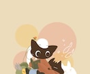 絵本のような世界観でホッと温まるイラスト描きます アイコンやヘッダー、ロゴ等に◎ イメージ1