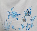 ハンドメイド、ステンシルTシャツデザインをくります オリジナルのカラーリングでお作りしますこの夏にいかがですか？ イメージ4