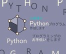 小規模なPythonプログラム作成します プログラミングのお手伝いをします イメージ1