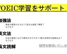 安価で丁寧！TOEIC英語の疑問を解決します 今だけ破格！3日間、TOEICの学習を全力サポートします！ イメージ1