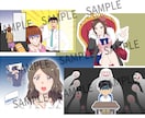 Youtube用イラストをセットで描きます アニメ調イラストをまとめて10枚納品します！ イメージ1