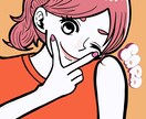 ポップで可愛い人物イラストを作成します アイコンイラストから思い出の写真のイラストまで作成します♪ イメージ5