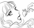 SNS用の人物イラストかきます 可愛い・おしゃれな雰囲気のイラストが得意！ イメージ5