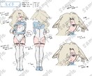 一枚絵、立ち絵、アイコンなどのイラストを提供します キャラクターデザインなどもお任せください！ イメージ3