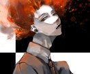 個性的なデザインのキャラクターイラストを作成します 配信者・発信者等これからSNSで目立つアイコンが必要な方へ イメージ3