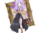 イラスト制作＆高クオリティでキャラデザします アニメ絵で幅広く一般受けする絵柄！女、男、人外、マスコット イメージ1