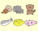 あなたの好きなゆるかわアニマル描きます ゆるかわアニマルをアイコンや挿絵に♡ イメージ6