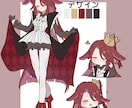 可愛いキャラクターシート描きます 立ち絵とミニキャラ、表情差分を一緒に！ イメージ5