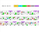 奇門遁甲☆吉方位で良運を引き寄せる方法お伝えします 予定が立てやすい！『３ヶ月分の吉方位表』をお渡し致します。 イメージ7