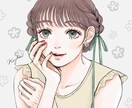SNSでパッと目を惹くアイコンお描きします 透明感がある生き生きとした人物イラストをお届けします♡ イメージ2