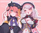 SNSで使えるあなただけのアイコンを描きます きらきらでかわいいイラストに仕上げます！ イメージ2