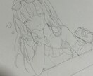 自作発言OK!落書風アナログイラストお書きします 可愛い女の子アナログでお描きします♪ イメージ2