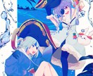 女性キャラ(女子高生~大人)イラスト描きます 厚塗りアニメ調のイラスト作成します イメージ3