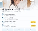 何度も聞かれる説明を3枚の案内にまとめます 【モニター価格】流れ・料金・質問の3枚セット イメージ3